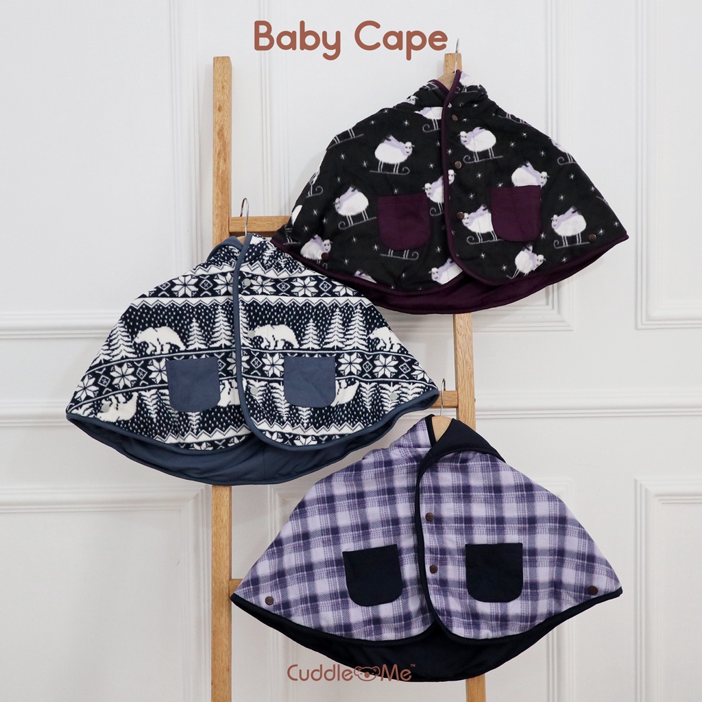 Cuddleme Baby Cape | Selimut Jaket Bayi | Cuddle Me Babycape | Blanket On the Go Carrier Gendongan