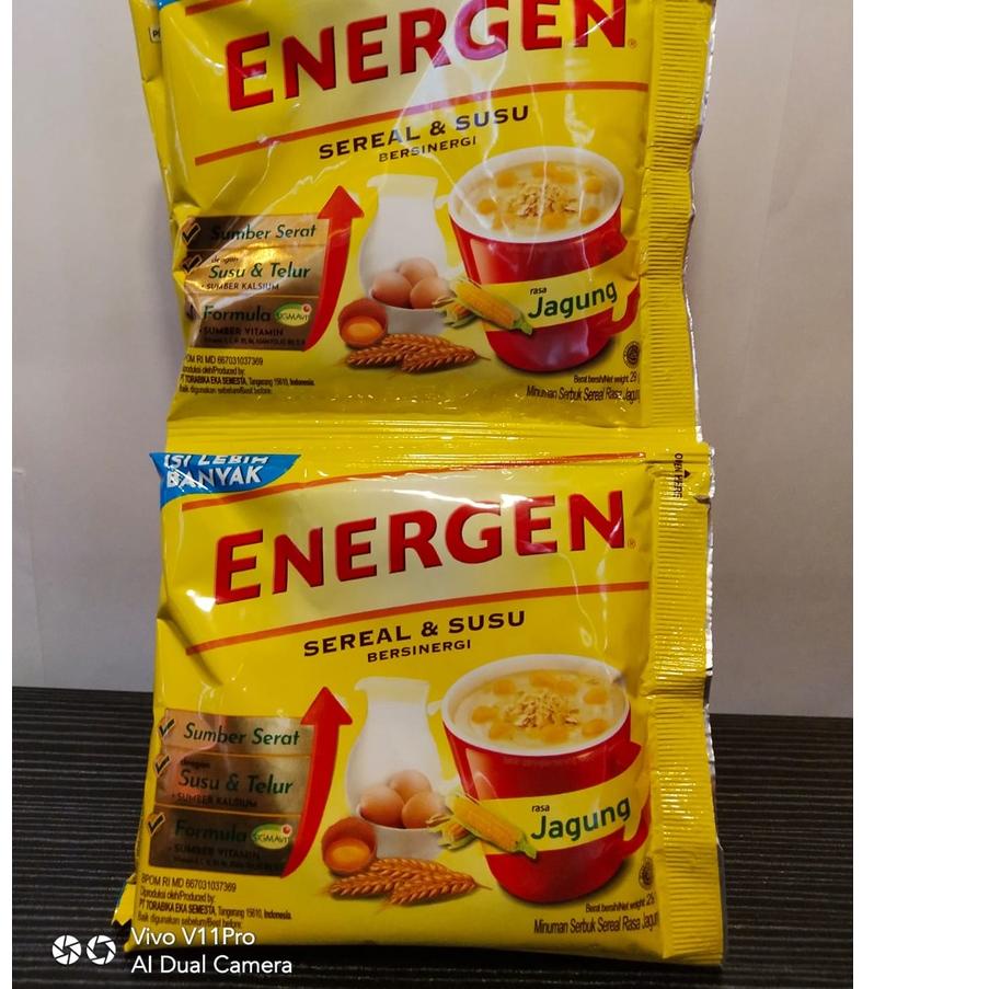 

Kirim LANGSUNG Energen Sachet Varian Rasa Coklat Jahe Vanila Kcang ijo Kurma Jagung#