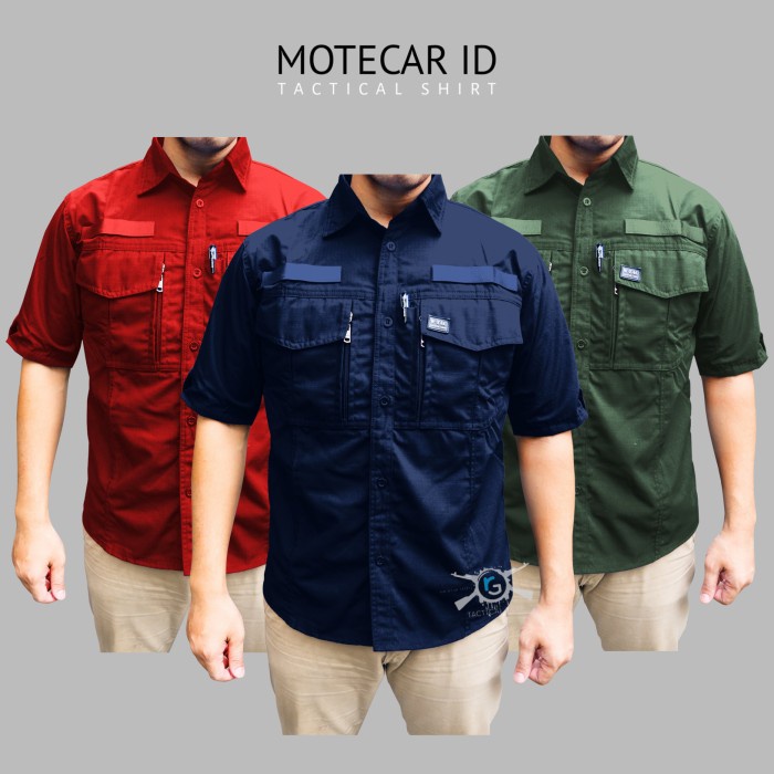 Seragam Kerja Kemeja W Tac Seragam Tactical Baju Pdh Kerja Lapangan Kantor Pria