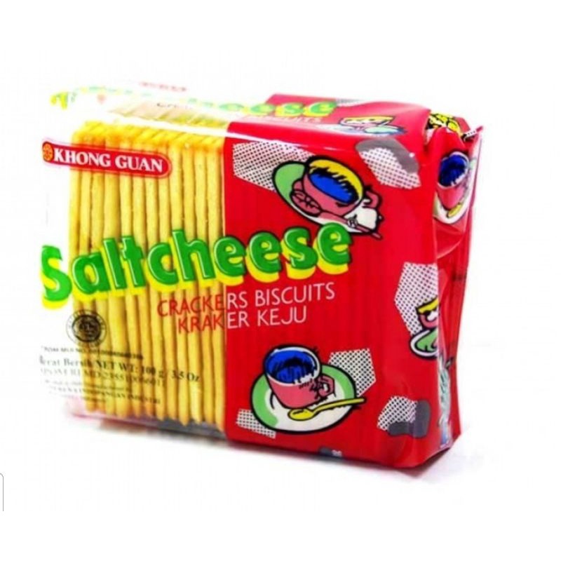 

N_S_Y Saltcheese krekers dengan tekstur yang tipis renyah dan terasa kejunya