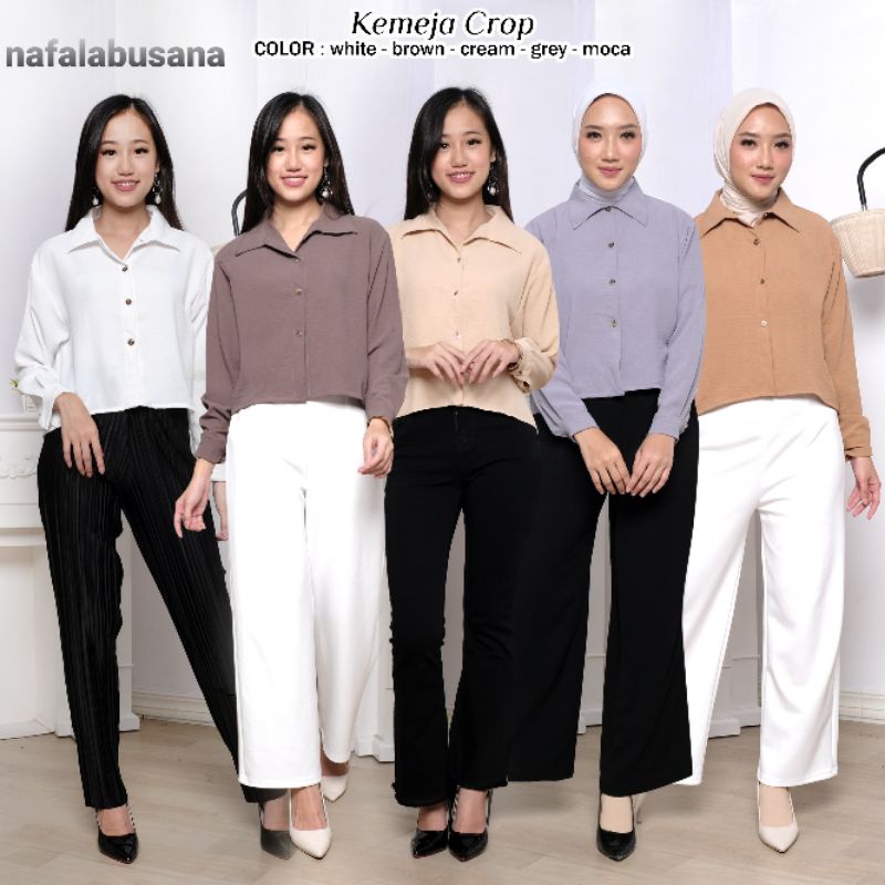 KEMEJA CROP/NAFALA KEMEJA CROP PREMIUM