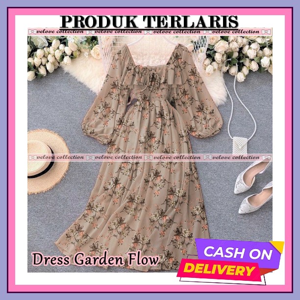 Baju Dress Brukat Pesta Natal Midi Dress Wanita Dewasa Kekinian 2022 Murah Trend Masa Kini Modern Te