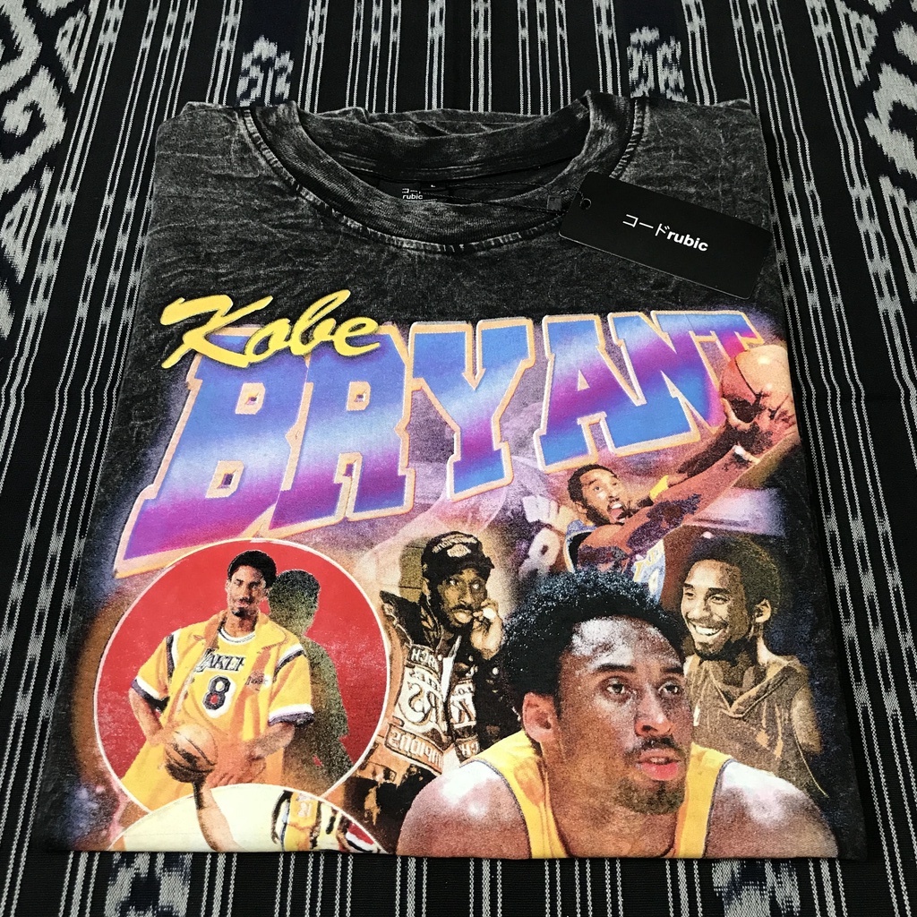 KAOS BAND WASHING OVERSIZE KOBE BRYANT WORLD CHAMPION PREMIUM BEST SELLER DISTRO MURAH BANDUNG