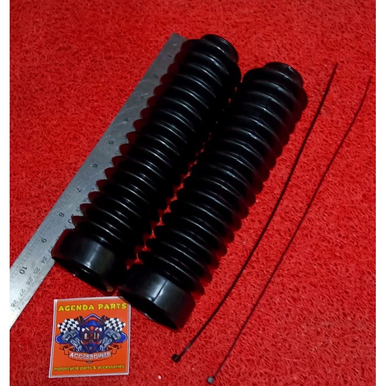 KARET SHOCK TRAIL/ COVER SHOCK DEPAN 24CM-TS-TIGER-RX KING-SATRIA FU-CB-GL