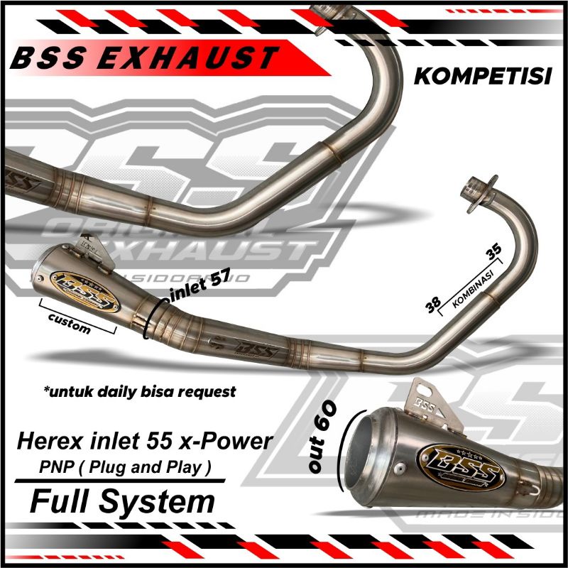 knalpot kompetisi original bss sidoarjo php honda laki