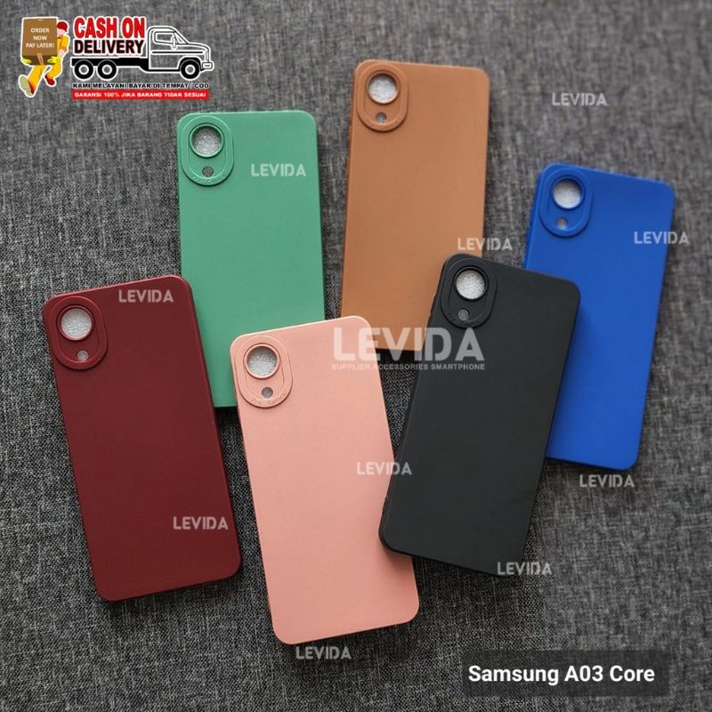 Samsung A03 Core Samsung A01 Core Case Pro Kamera Case Slim BlackMatte Silikon Warna Case Samsung A03 Core Samsung A01 Core