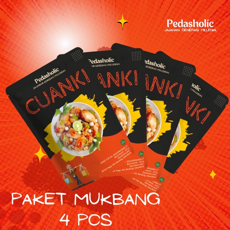 

Pedasholic Cuanki Paket Mukbang 4 pcs