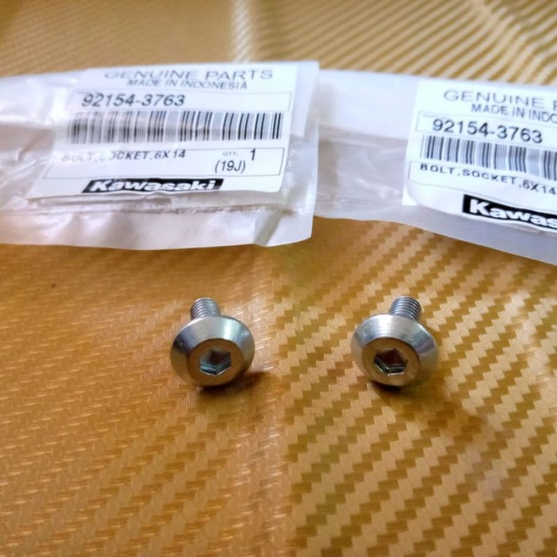 Baut Bodi Kunci L Ninja Rr Ninja 250 KLX 150 6x14 Original Kawasaki