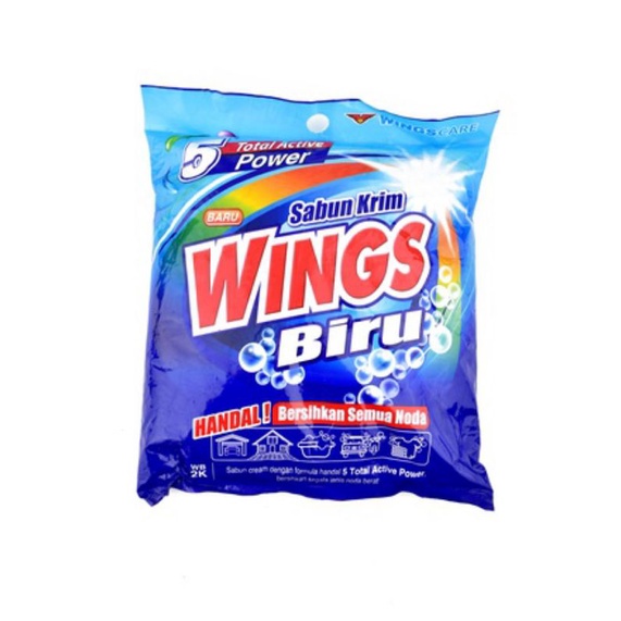 Sabun Krim Wings Biru 435 Gram Sabun Colek