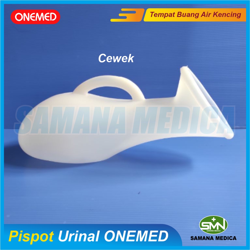 Pispot Urinal ONEMED Untuk Pria dan Wanita Murah Tanpa Tutup Plastik ONEMED Promo Murah