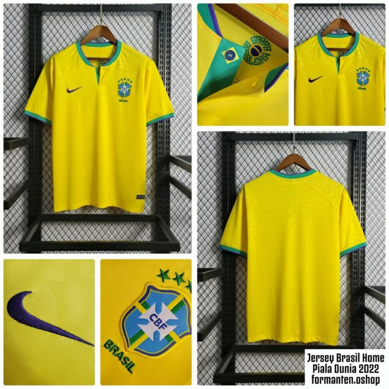 Jersey Brasil Home Piala Dunia 2022