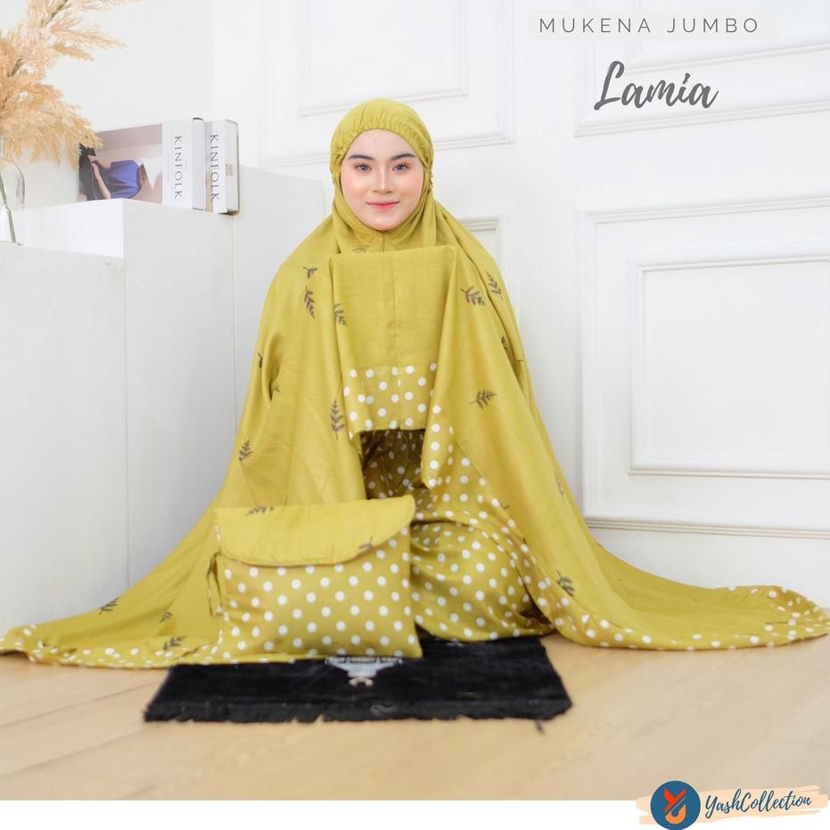 Hot ル YashCollection Mukena Dewasa Bali Mukena Cemara LAMIA Jumbo