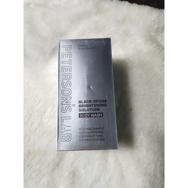 Peterson's lab body wash niacinamide glutathione