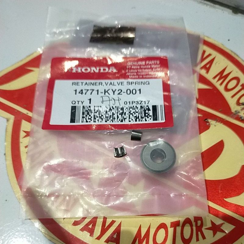 RETAINER VALVE SPRING KUKU KLEP SET HONDA CB 150R CBR 150R CBR 250R RR  14771 KY2 001 ASLI HONDA ORI