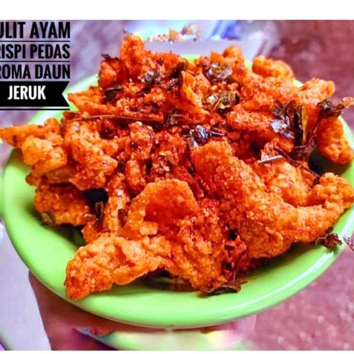 

IdB6n1M--kulit ayam krispi pedas aroma daun jeruk berat 200 gram - 500 gram