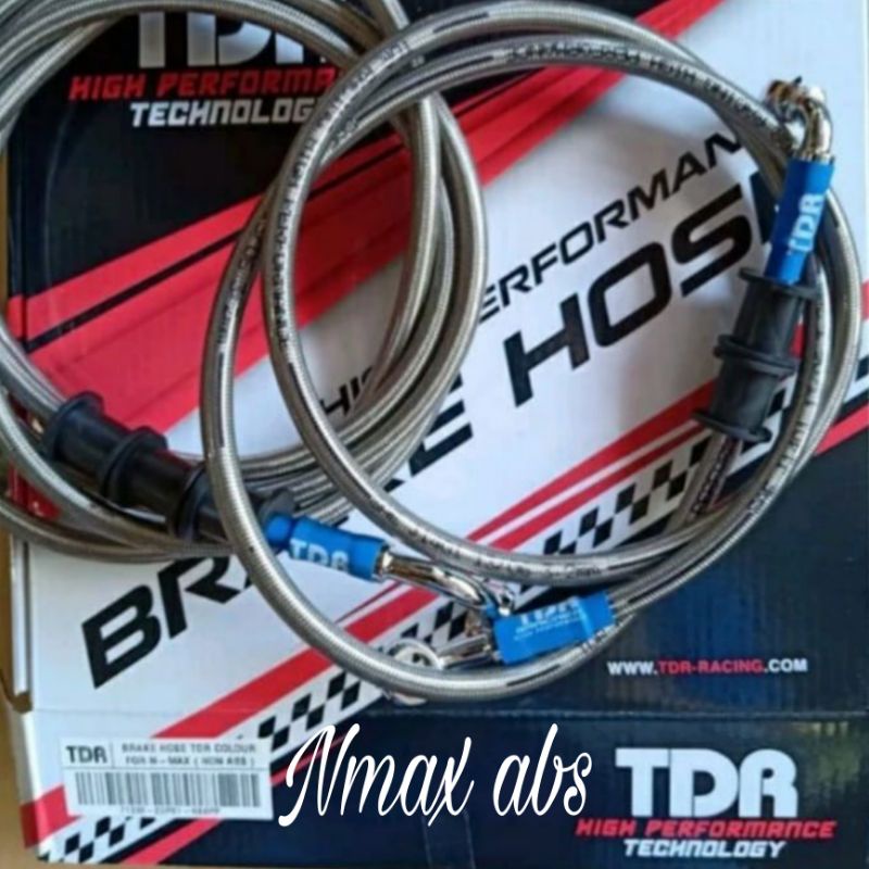 Selang rem set depan dan belakang Nmax new old Non abs  TDR racing original / Selang rem TDR  Nmax n