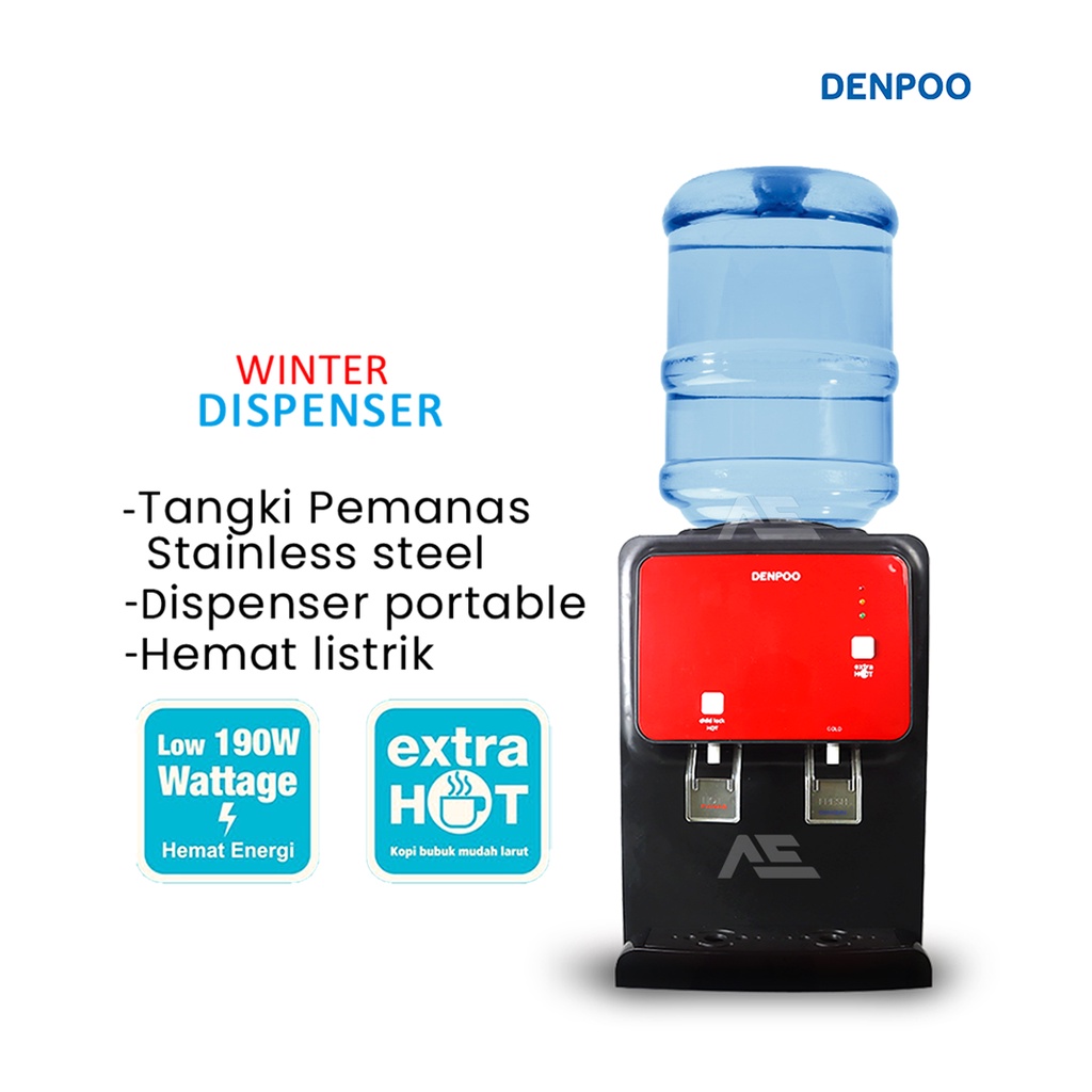 Water Dispenser Snow Winter Portable Elektro Terbaru dan Super Hemat Listrik