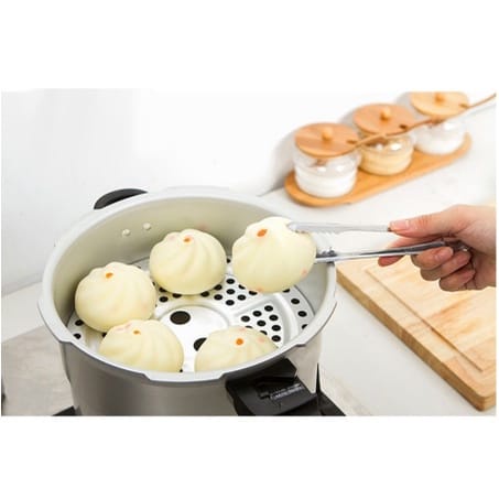 Capit Dapur 15,5 cm Serbaguna Capitan Makanan Peralatan Dapur BBQ Baberque Panggang Good Quality Stenlis Steel Strong Durable Kitchen Applicants Murah Murce Bagus Baik Angkat Panas Stay Clean Grosir Termurah Little Miss Sunshine Malang Terbaik siap instan