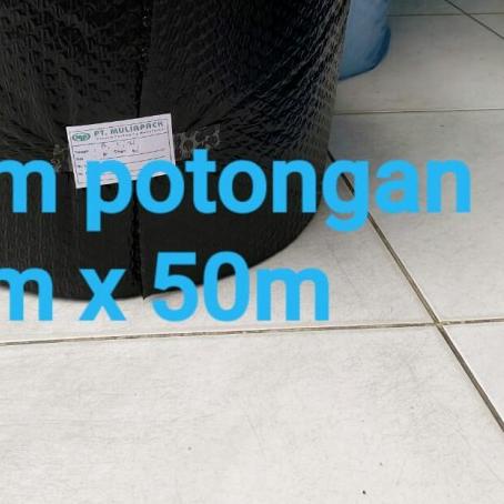 

Bubble Wrap/plastik gelembung ukr 31cm x 50m Merk muliapack hitam