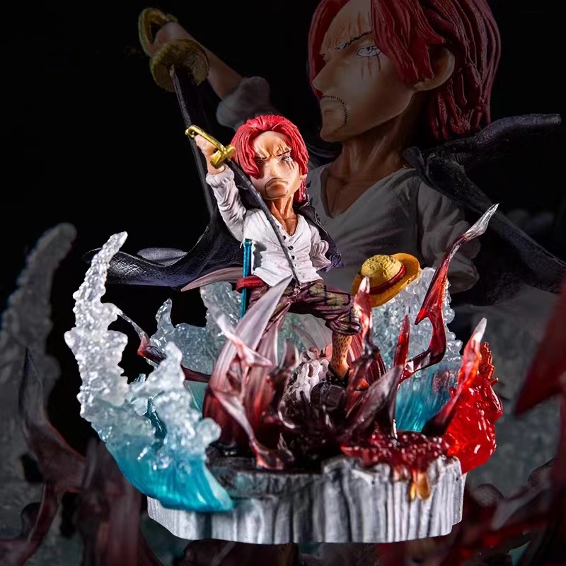 One Piece Figure GK Ver. Luffy Gear 4 Serpent Man VS Katakuri PVC Action Figures Luffy Shanks Sakazuki Borsalino Toy