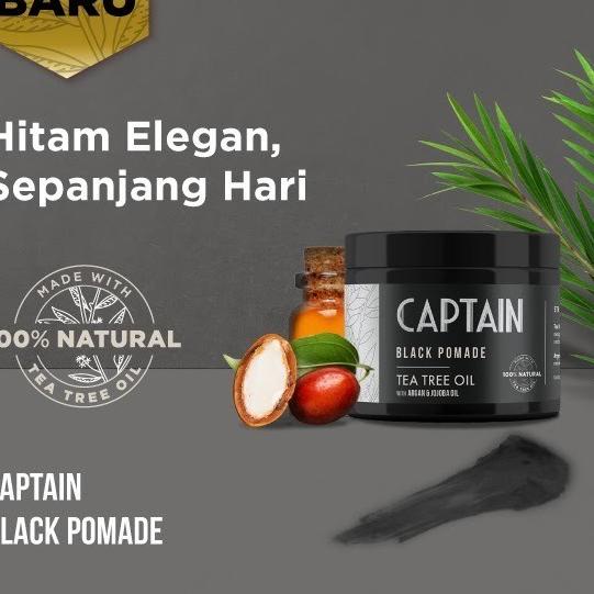Quality Control✅Captain Black Pomade / Pomade Penghitam Rambut / Pomade Hitam|KD4