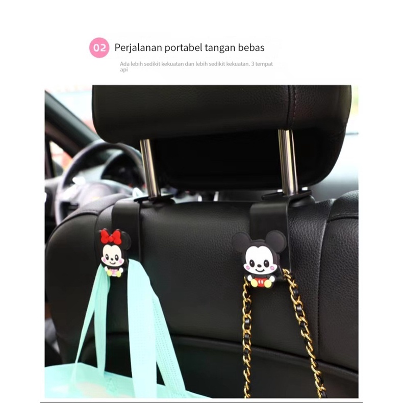 (ada stok, dikirim dari jakarta)Gantungan barang  mobil / Hanger Jok Mobil / Car Hanger