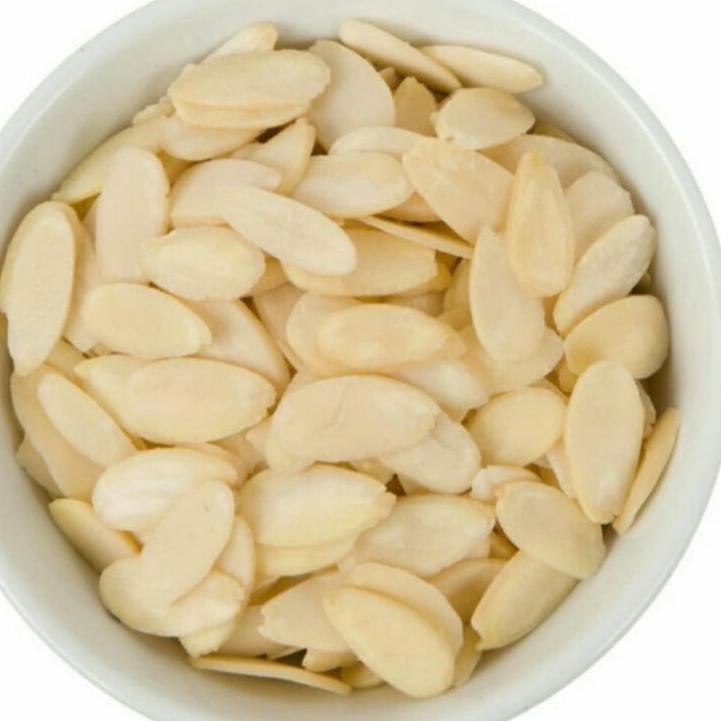 

10.10 STOK READY Kacang Almond Slice Mentah / Iris Premium Quality Import Australia 1KG, 500GR, 250GR 