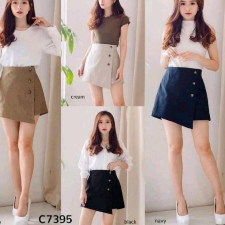 Hot Sale ROK KOREAN STYLE / ROK MINI SKIRT / CELANA ROK MINI / CELANA ROK PENDEK