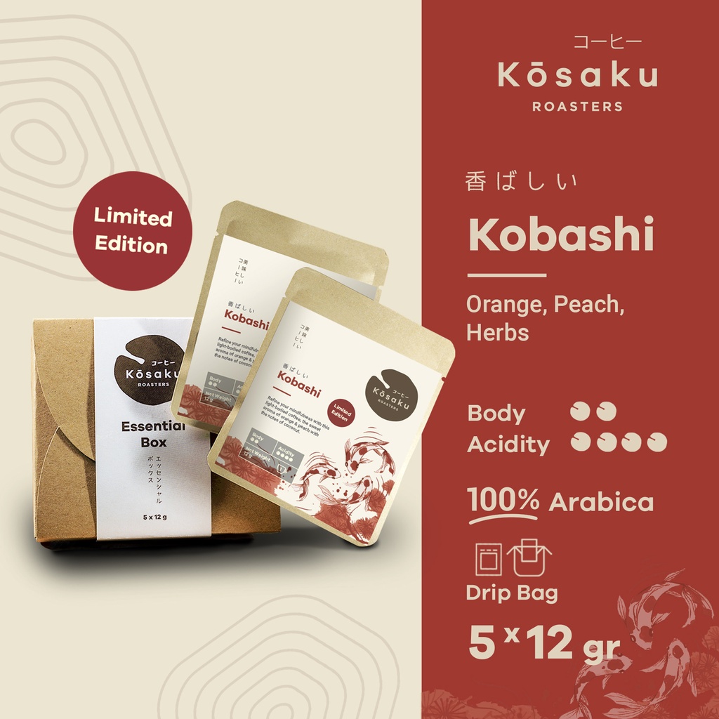 

Kosaku Kobashi Essential Box 5pcs Drip Bag Coffee