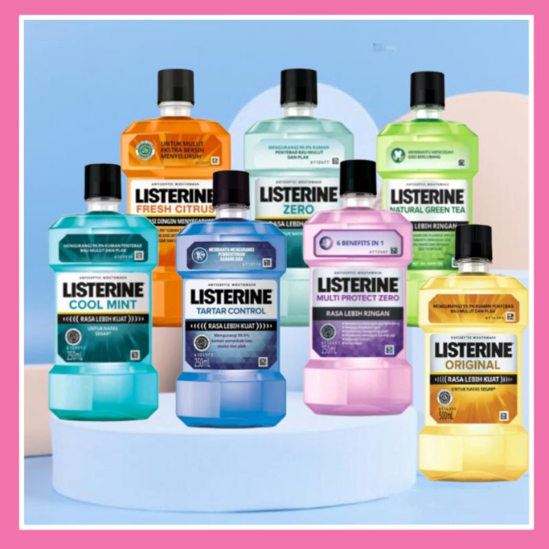 Jual Listerine Mouthwash Zero / Cool Mint / Multi Protect Zero / Fresh