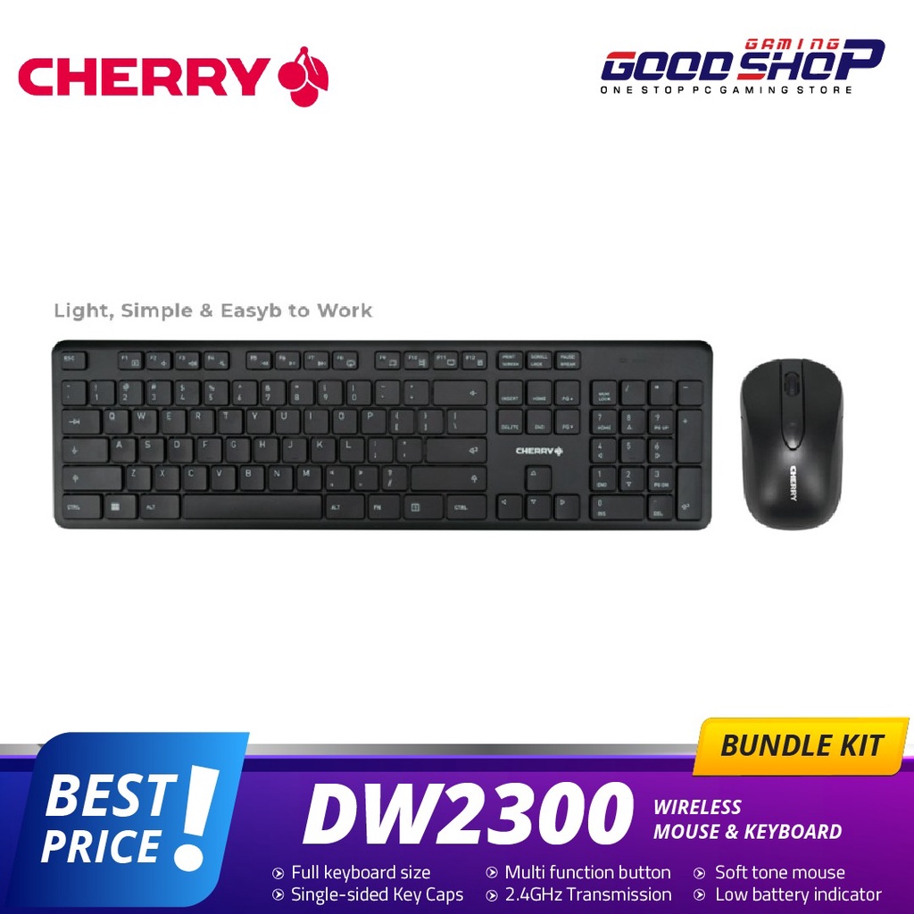 CHERRY wireless keyboard and mouse set evaluation - DW2300