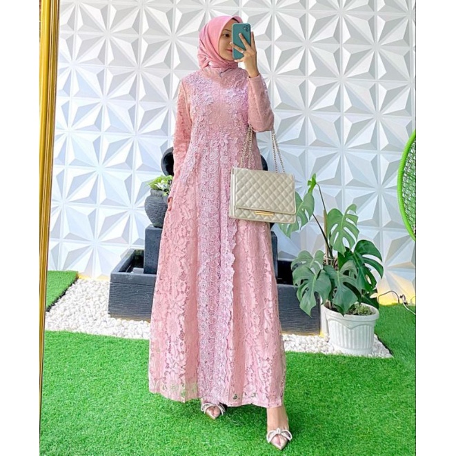 GAMIS BROKAT IMPORT // GAMIS PESTA KONDANGAN SERAGAMAN