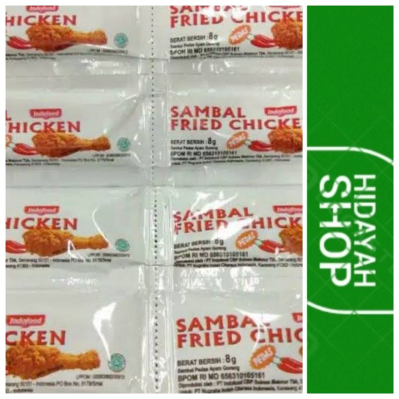 

Indofood Sambal Fried Chiken sachet ( per 1 pack )