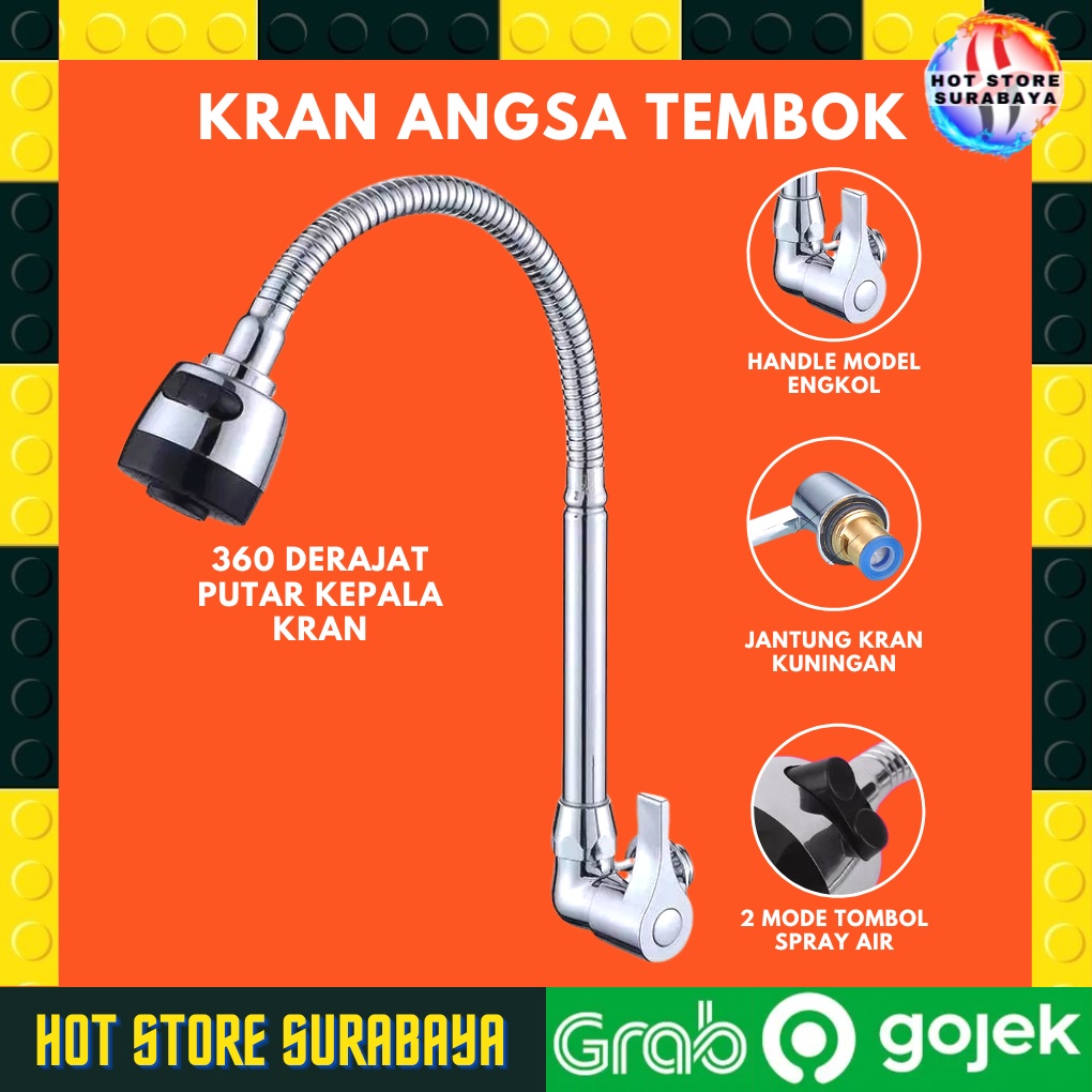 TERMURAH Kran Angsa Fleksibel Kepala On Off Cuci Piring Keran Sink Stainless Stanlis Dapur Grosir Kran Angsa Fleksibel Kepala On Off Cuci Piring Keran Sink Stainless Stanlis Dapur Grosir / Kran Angsa Dapur Fleksibel / Flexible - 1/2 Inch BERKUALITAS ASLI