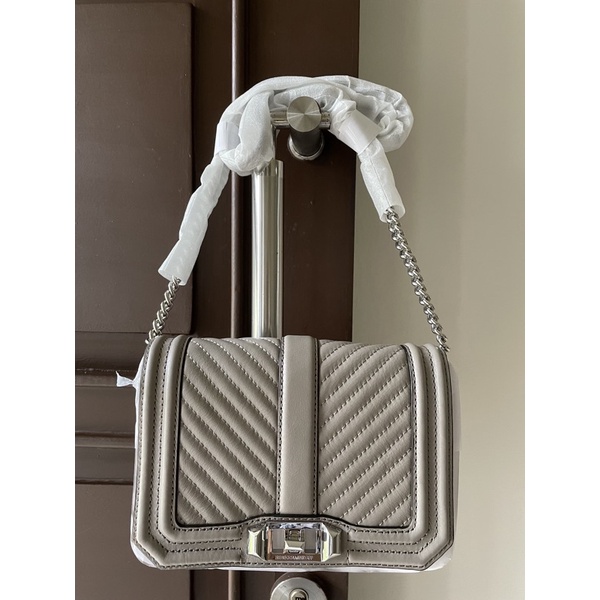 Rebecca Minkoff Chevron Quilted Small Love Crossbody