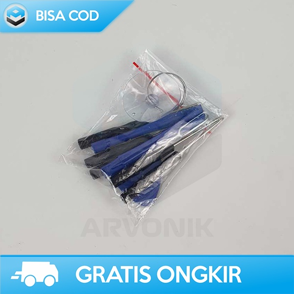 REPAIR KIT ALAT REPARASI SMARTPHONE OBENG HP 11 IN 1 ALLOET STAINLESS