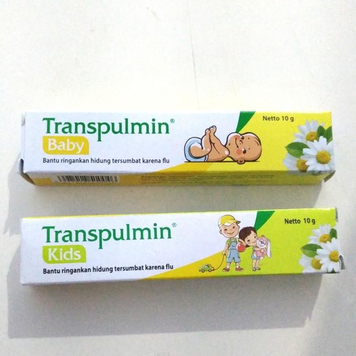 Salep Transpulmin Baby Dan Kids 10Gr Obat Oles Batuk Pilek Bayi & Anak