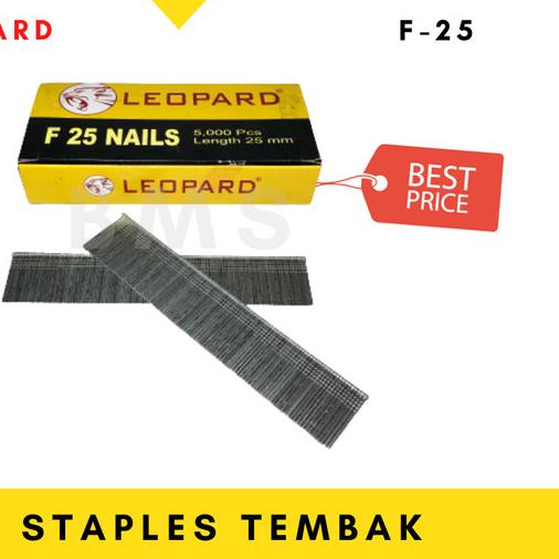 

ISI PAKU TEMBAK F25 LEOPARD-REFILL AIR NAILER-25MM