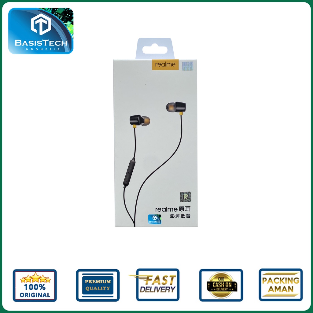 HEADSET EARPHONE REALME BUDS 2 REAL BASS RMA-155 ORI99