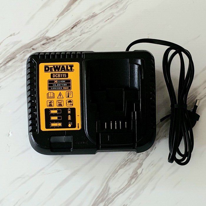 Mesin Bor Dewalt Charger Dcb115 - 10,8V/ 18V/ 12V/ 20V Max