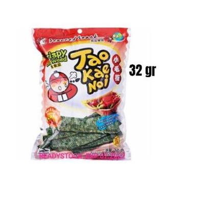 

Flash Sale--TAO KAE NOI Crispy Seaweed Hot and Spicy Flavour 32 gr