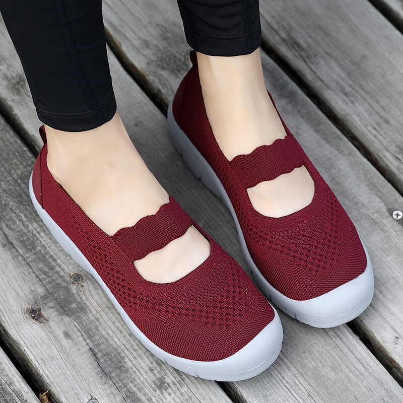 FOKU Sepatu Sneakers Wanita Kasual Sepatu Wanita Terbaru Bernapas