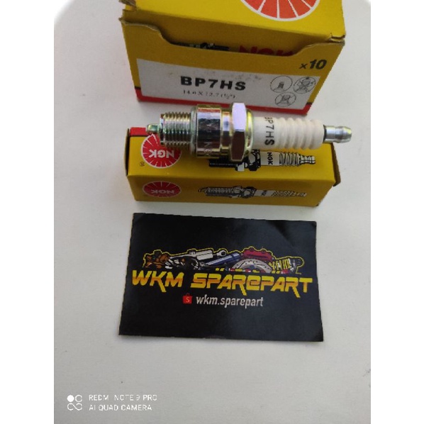 Busi NGK BP7HS Busi Motor Fizr Rx Force 1 Alfa Suzuki Bravo Paling Murah