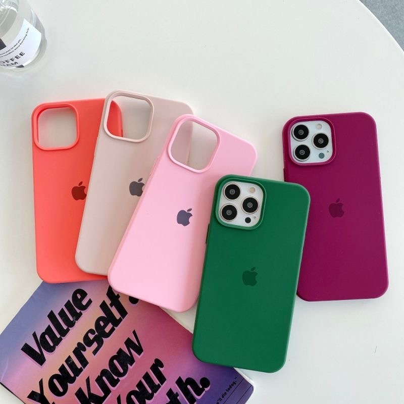 iPhone 14 Case Silicone Premium FULL COVER untuk iPhone 14 Pro 14 Pro Max