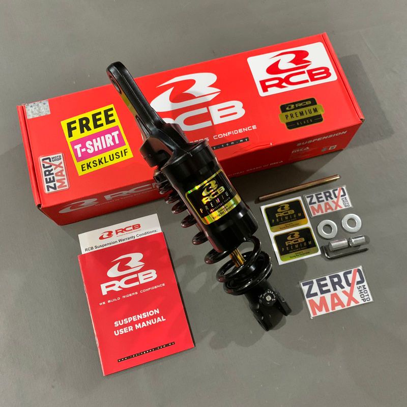 Shockbreaker RCB Racing Boy MB2 MB-2 PLUS 305mm Black Premium Mio Sporty Smile Original Shock MB2+