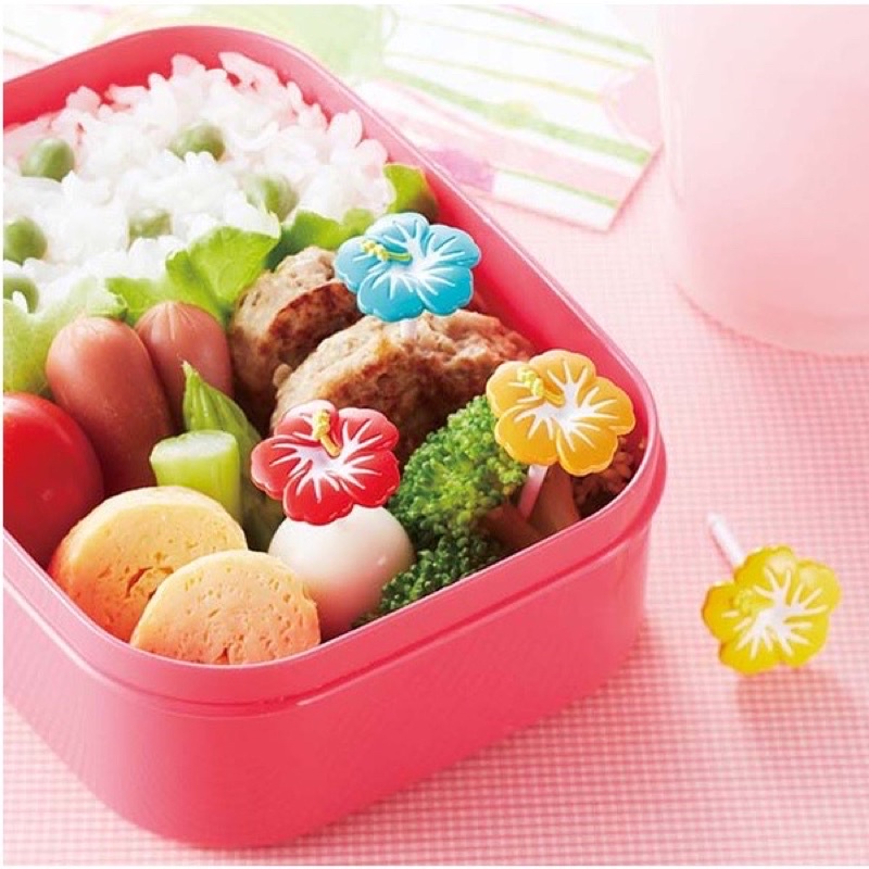 Tusukan garpu food pick bento hibiscus flower torune jepang
