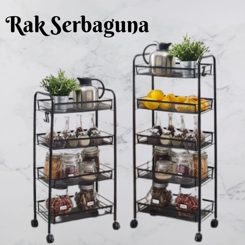 BEST SELLER Rak Beroda 4 dan 5 Susun Serbaguna Bahan Besi Kokos Tidak Karatan jumbo MURAH COD