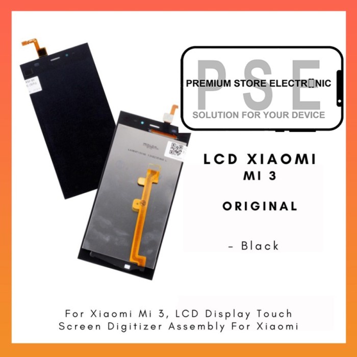 LCD Xiaomi Mi 3 ORIGINAL Fullset Touchscreen Garansi 1 Bulan