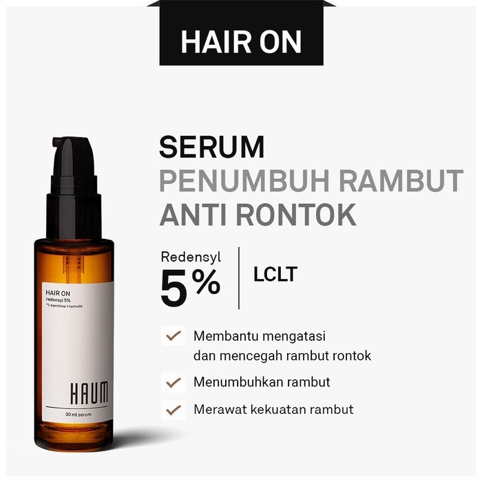 HAUM HAIR ON Redensyl 5% LCLT 30 ml x 1
