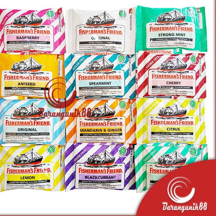 

[KODE L707U] Permen Fisherman's Friend Original 25 gram Aneka Rasa